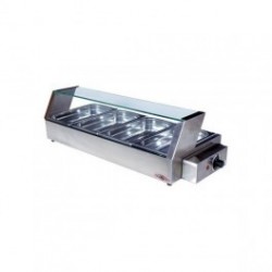 Stilfer Bain-Marie warmhoudvitrine | 4x GN 1/3